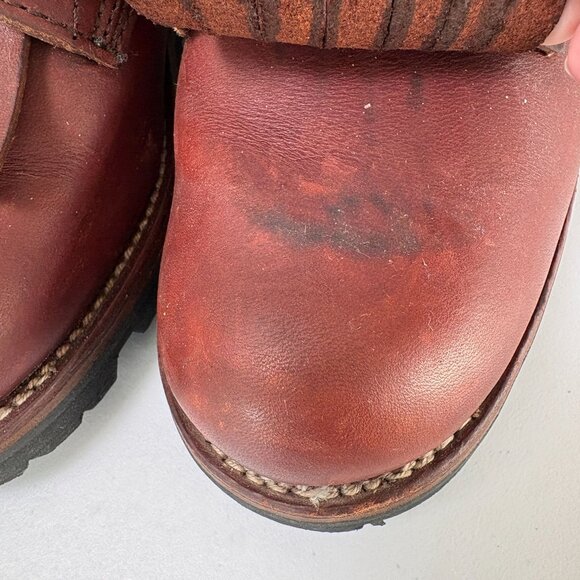 Chippewa L73026 Logger Boot Womens 6 M Redwood Leather Oil Resistant Vibram - Picture 2 of 14